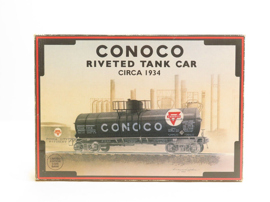 K-Line K-639104 Conoco Riveted Tank Car Limited Edition Coin Bank LN