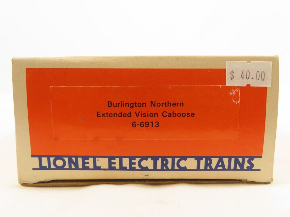 Lionel 6-6913 Burlington Northern Extended Vision Caboose LN