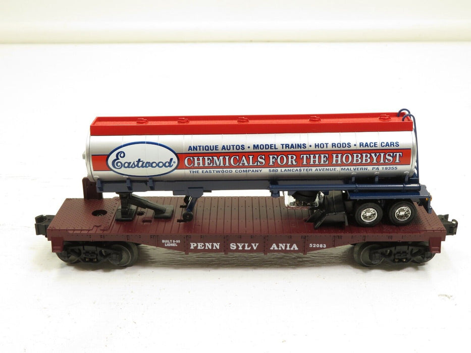 Lionel 6-52083 Eastwood Chemicals Tanker w/Flatcar NIB