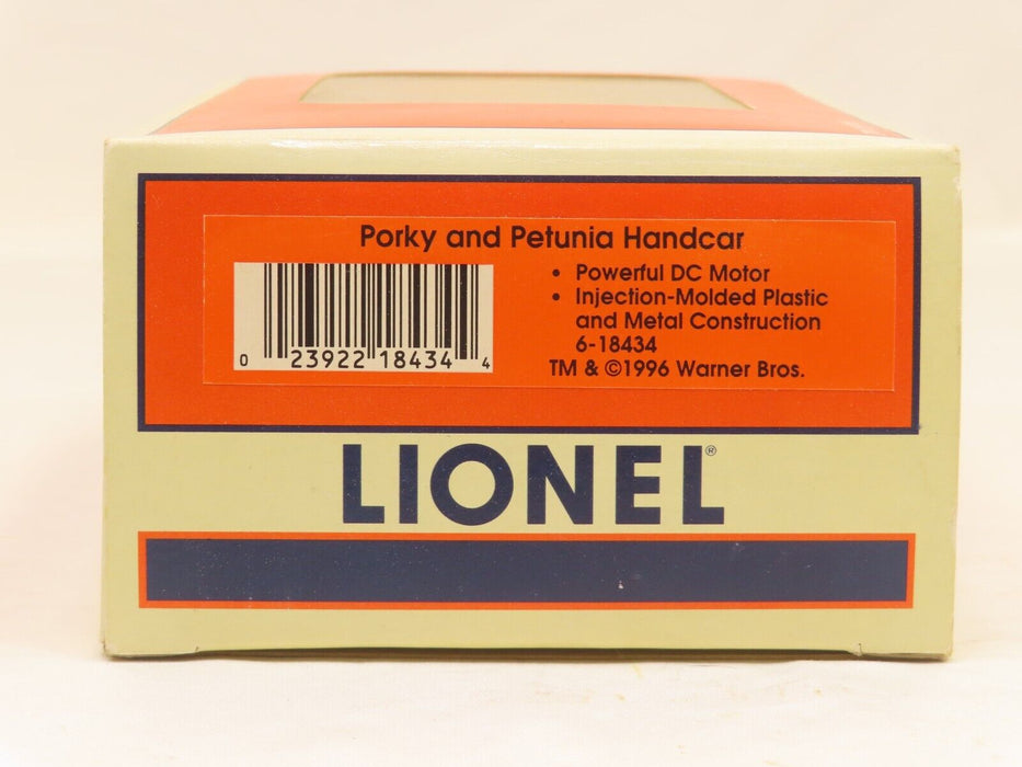 Lionel 6-18434 Operating Porky & Petunia Handcar NIB