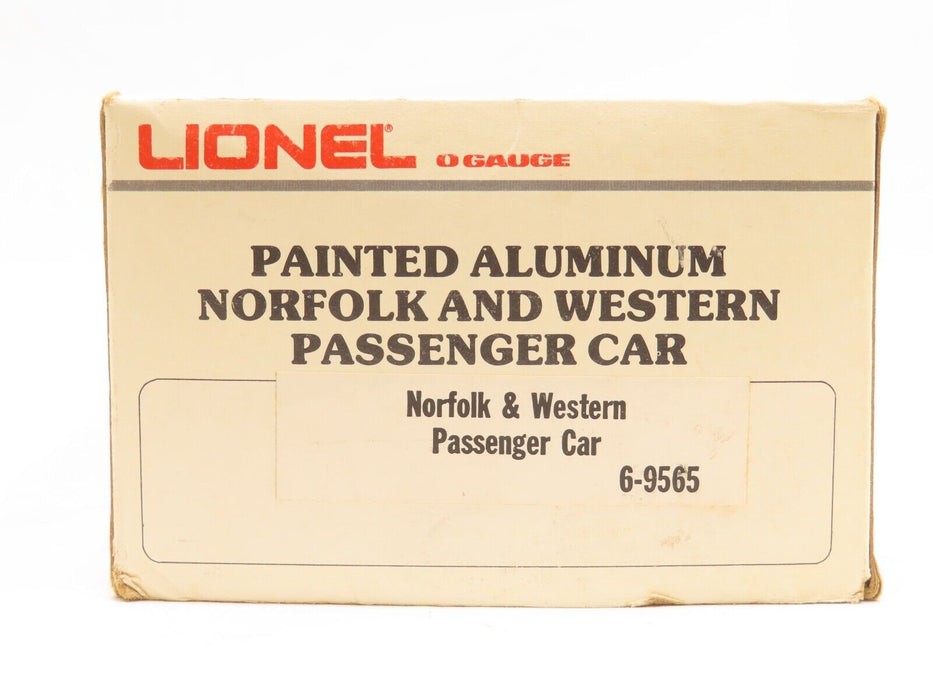 Lionel 6-9565 Norfolk & Western Passenger Car Aluminum NIB