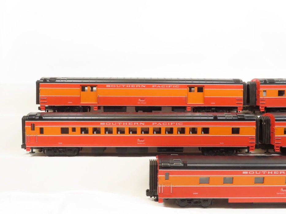 MTH 20-6523 Southern Pacific Road 5-Car 70' ABS Pass. Set Smooth LN