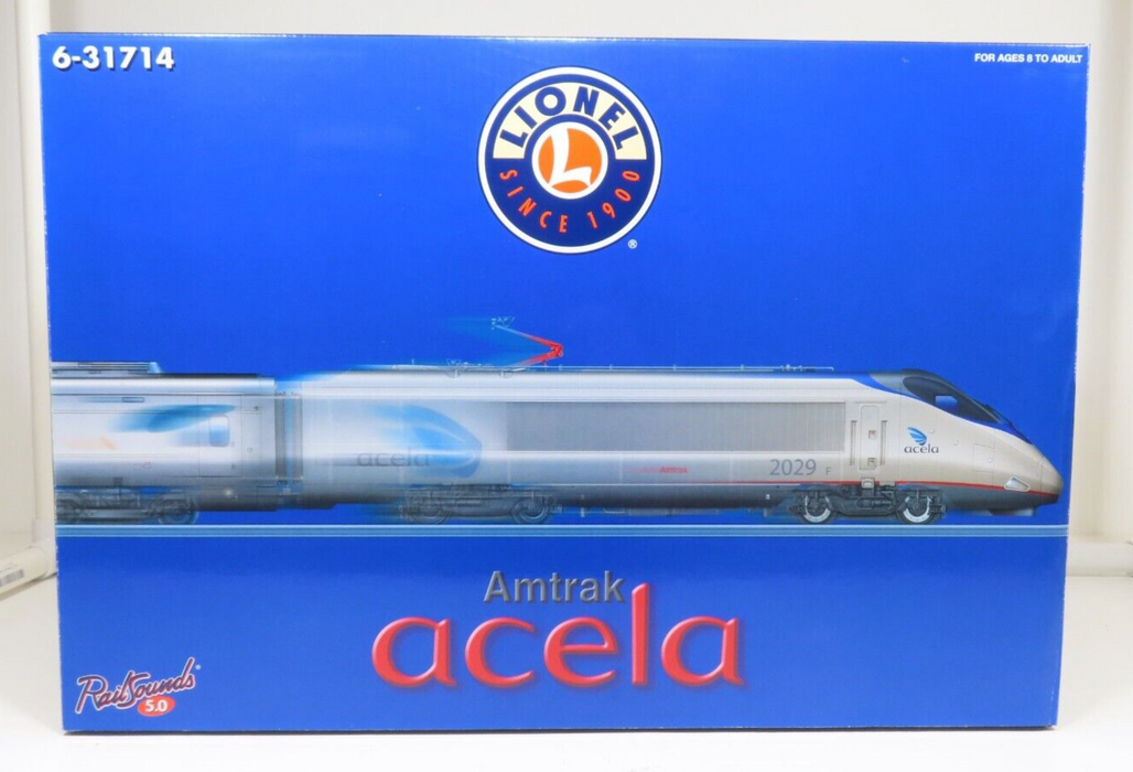 Lionel 6-31714 Amtrak Acela Passenger Set MINT NIB