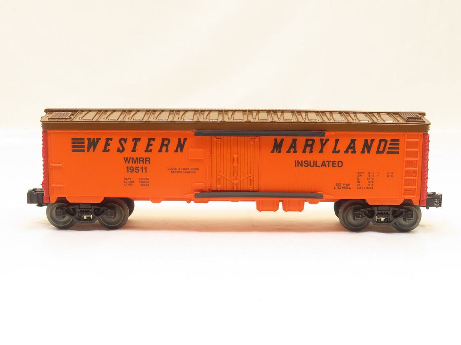 Lionel 6-19511 Western Maryland Reefer NIB