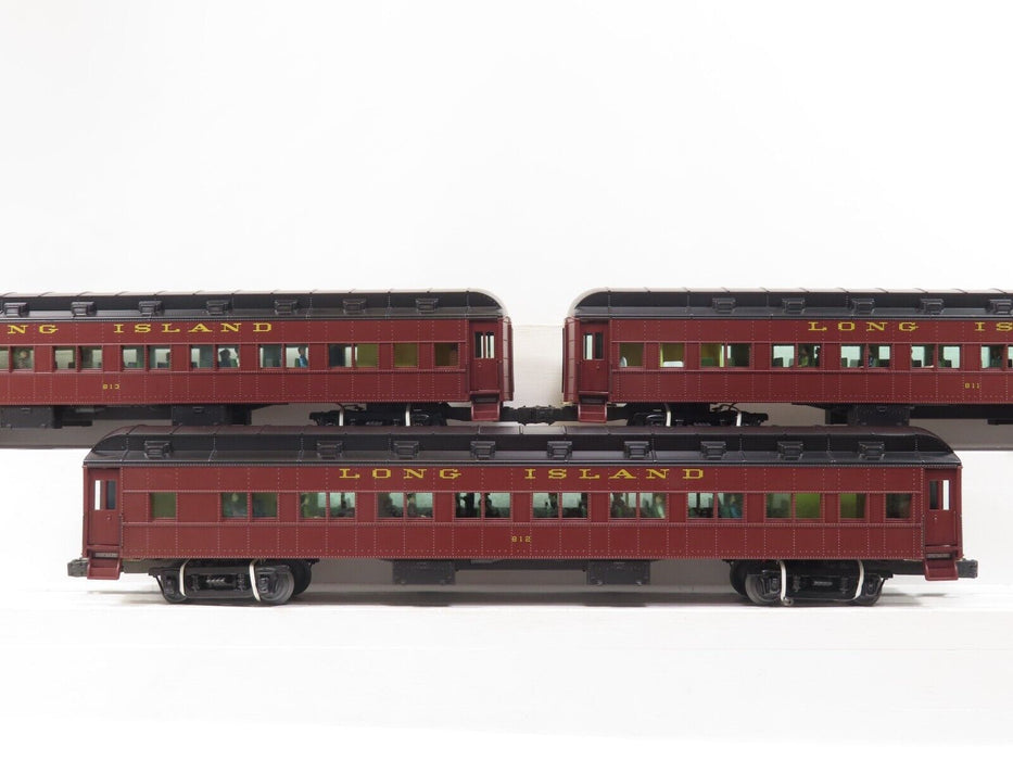 Lionel 6-15564 Long Island Heavyweight 3 Car Set LN *Some Window Interiors Dirty