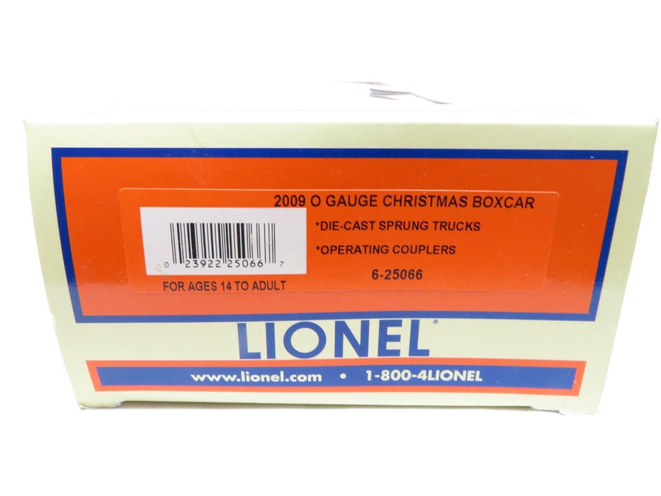 Lionel 6-25066 2009 Christmas Boxcar NIB