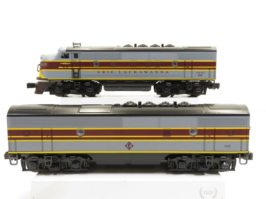 Lionel 6-18195 Erie Lackawanna F-3 AB Diesel 18195, 18196 w/TMCC Sound LN 7743