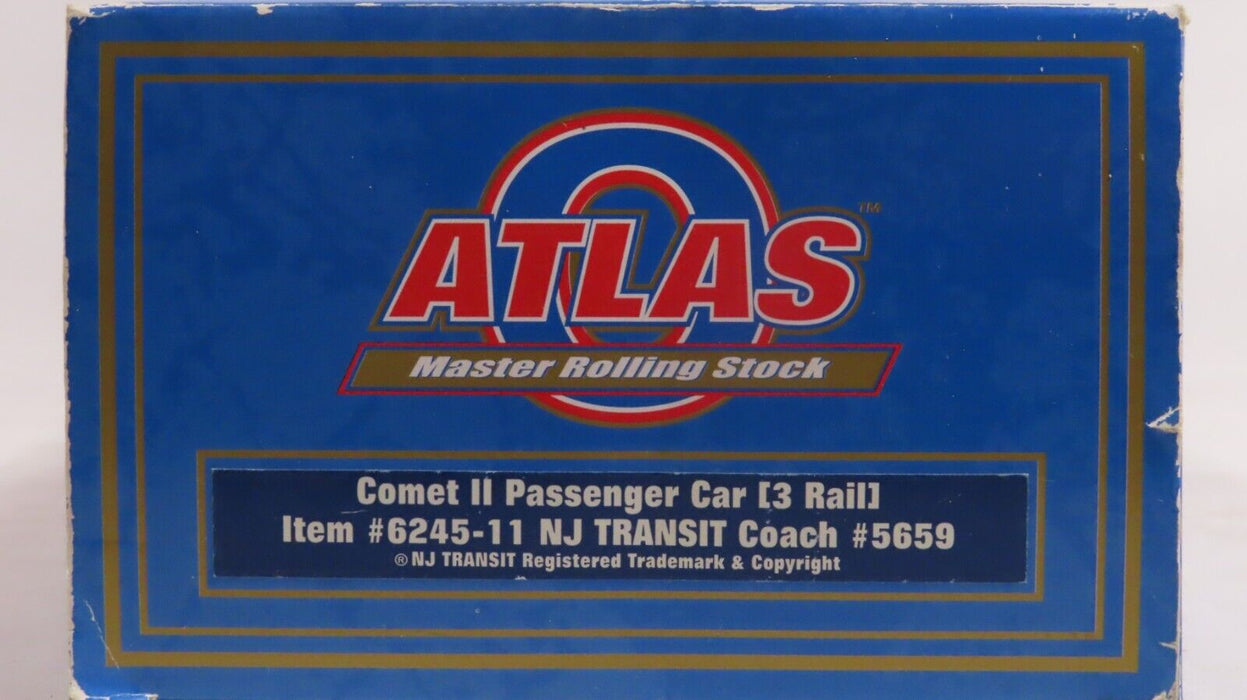 Atlas 6245-11 NJ Transit #5659 Comet II Passenger Car LN