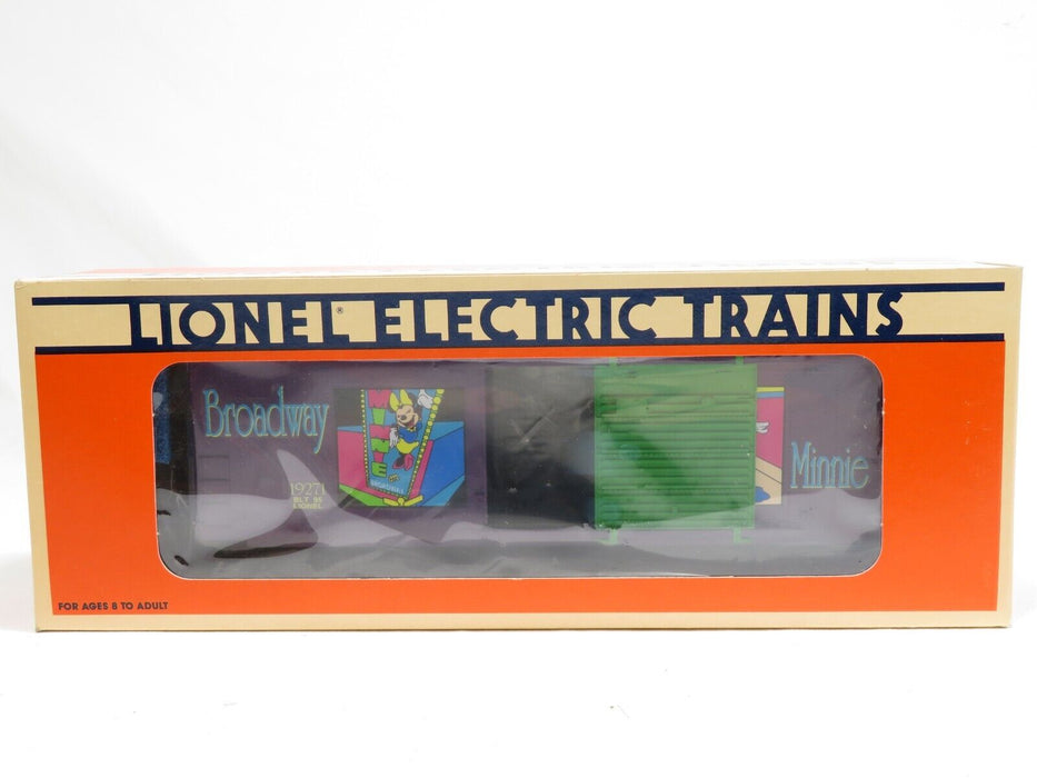 Lionel 6-19271 Disney Minnie Mouse "Broadway Minnie" Hi-Cub Boxcar LN