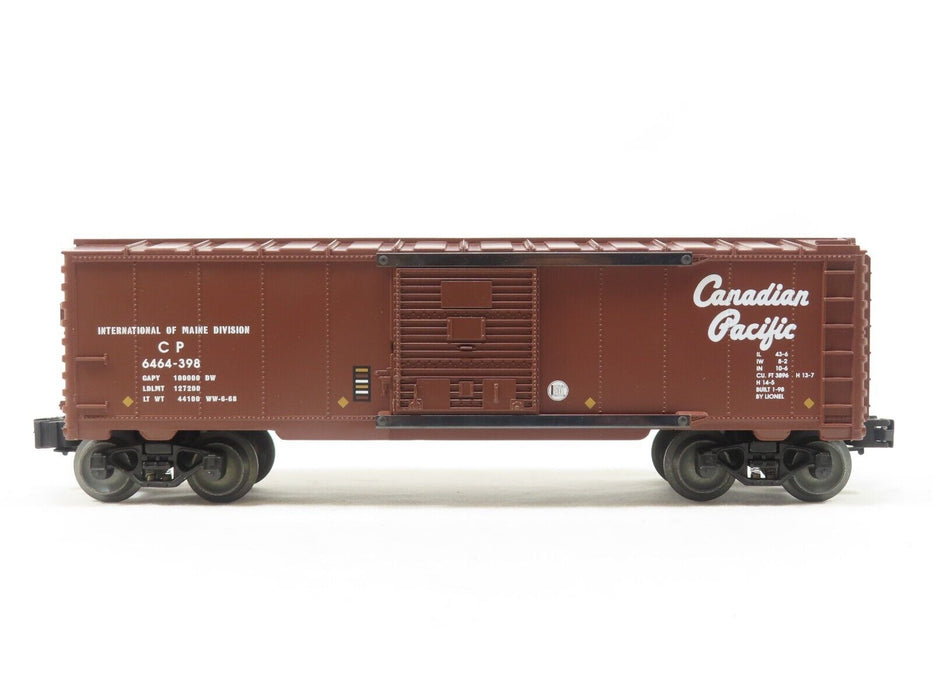 Lionel 6-29215 6464-398 Canadian Pacific Boxcar LN