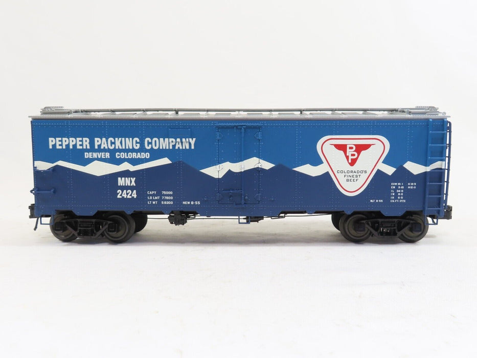 Atlas 3003912-4 Pepper Packing Company O 40' Steel Reefer Road #2424 NIB