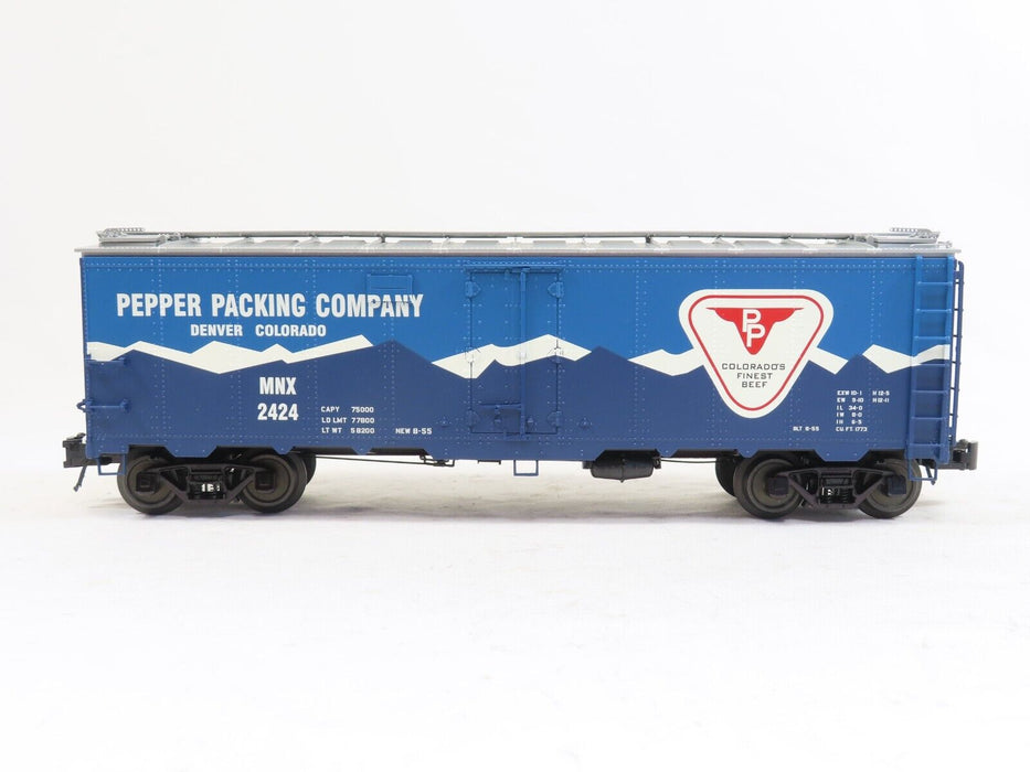 Atlas 3003912-4 Pepper Packing Company O 40' Steel Reefer Road #2424 NIB