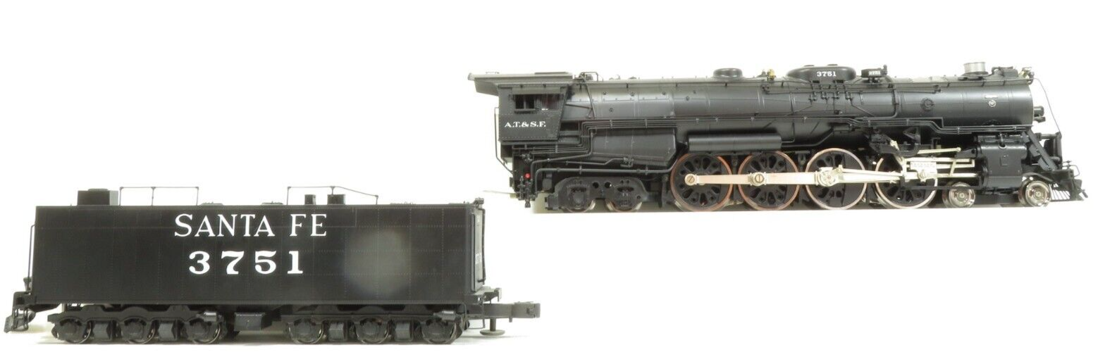 3rd Rail 3751 Brass Santa Fe 4-8-4 Northern Steam #3751 W/Railsounds LN
