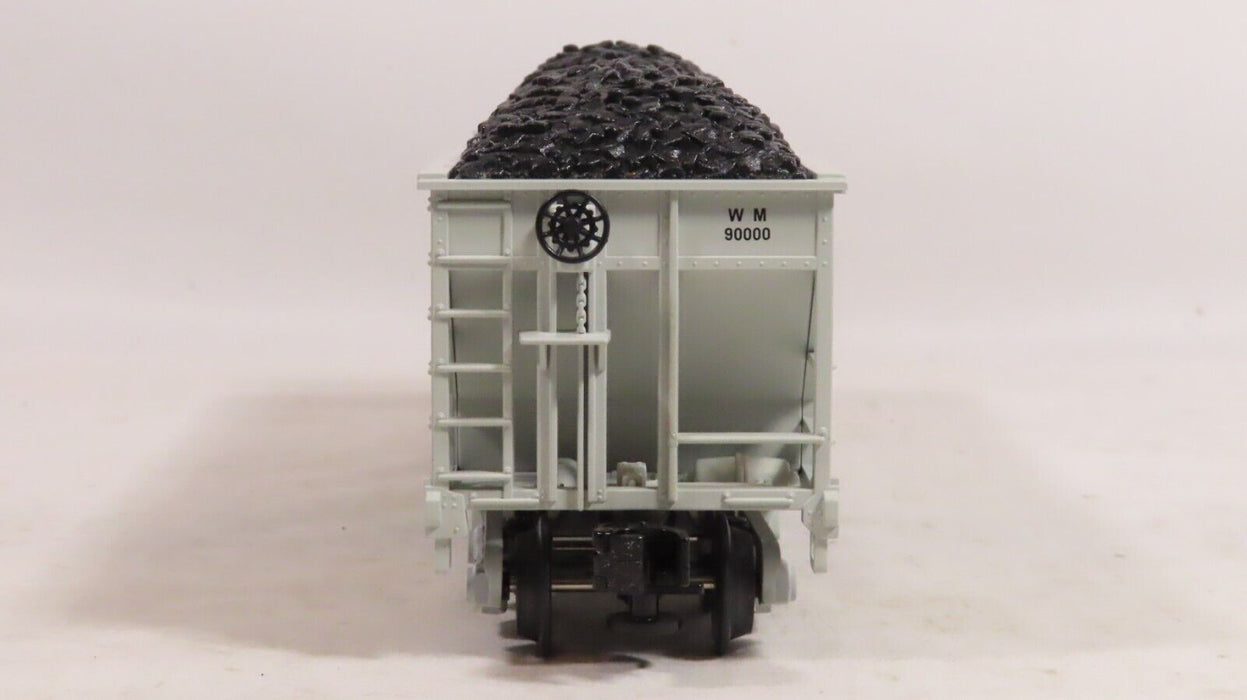 MTH 20-97402 Western Maryland 4-Bay Hopper w/ Coal Load LN