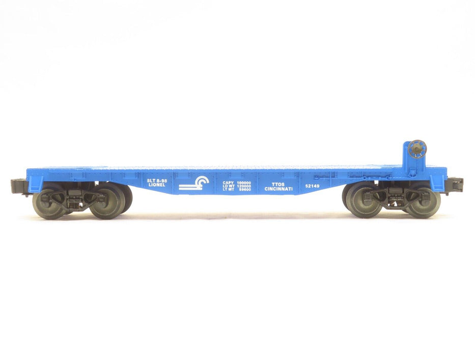 Lionel 6-52149 1998 TTOS Convention Car Conrail Flat Car with Shovel Kit NIB