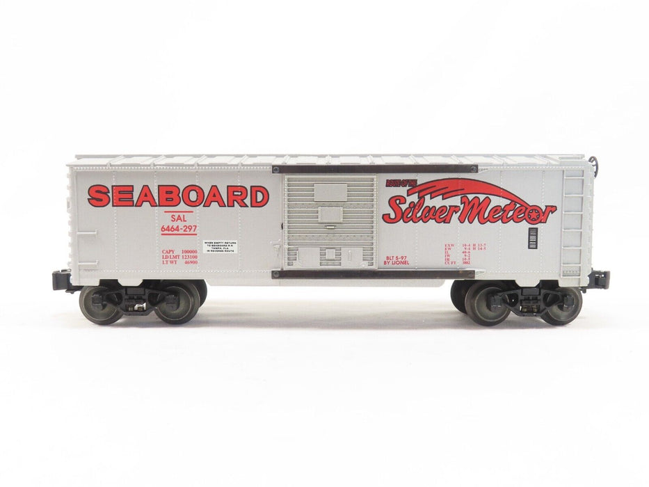 Lionel 6-19290 6464 Seaboard "Silver Meteor" Boxcar LN