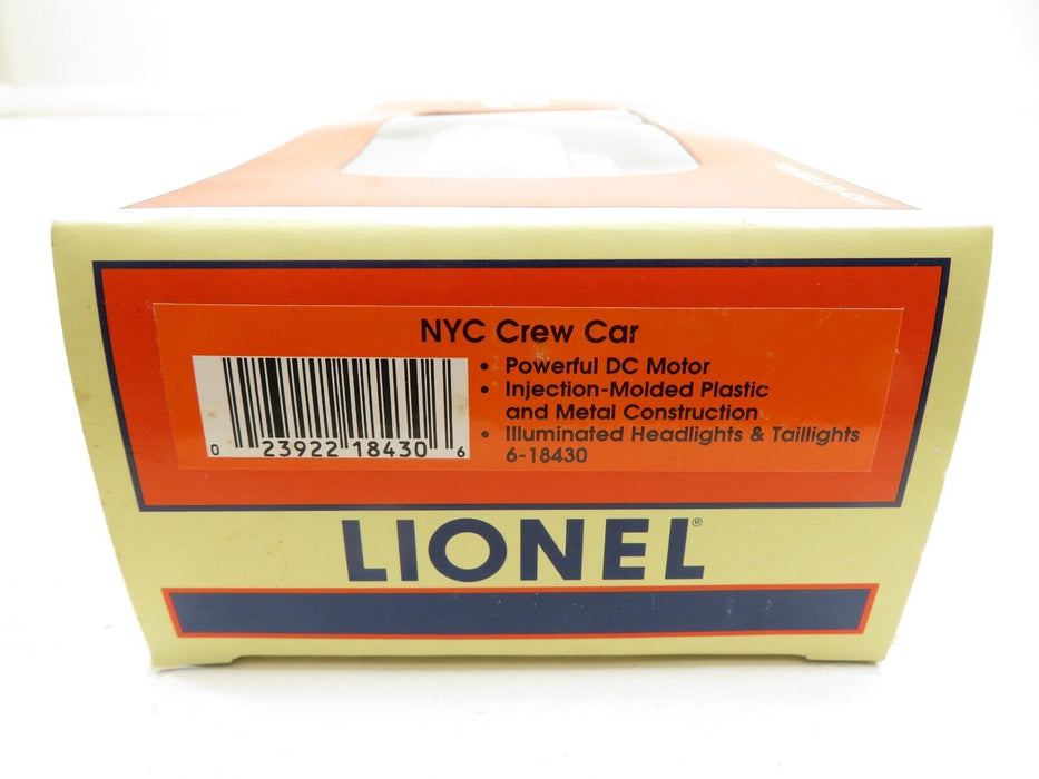 Lionel 6-18430 NYC Crew Car NIB