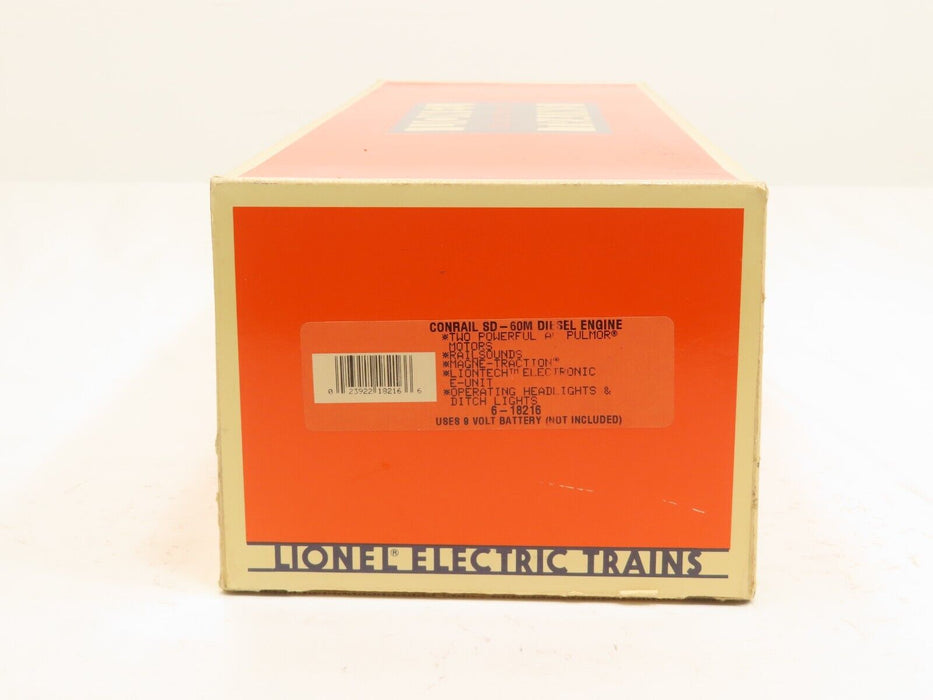 Lionel 6-18216 Conrail SD 60M Diesel Engine LN