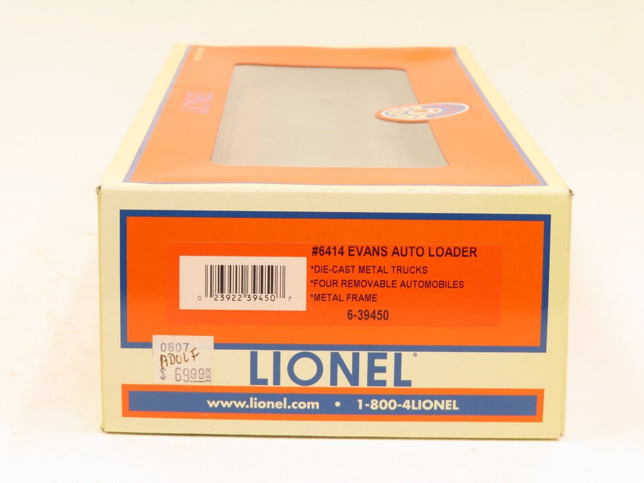 Lionel 6-39450 #6414 Evans Auto Loader LN