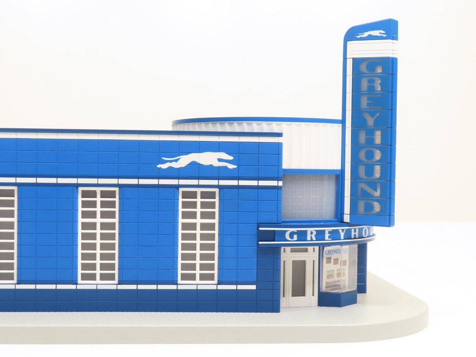 MTH 30-9040 Greyhound Station Blue/Gray LN