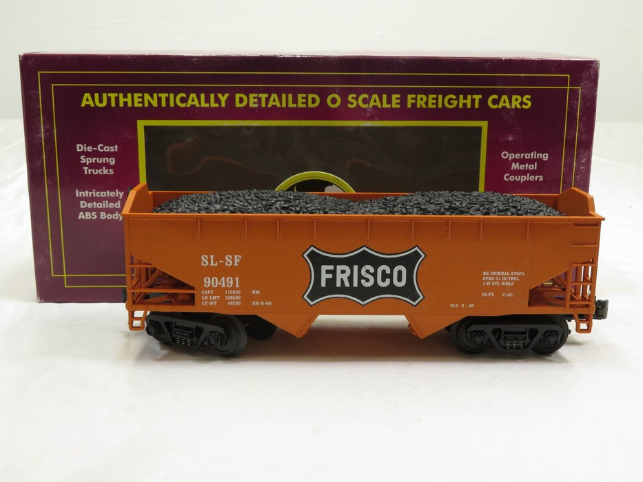 MTH 20-97415 Frisco 2-Bay Offset Hopper w/Coal Load LN