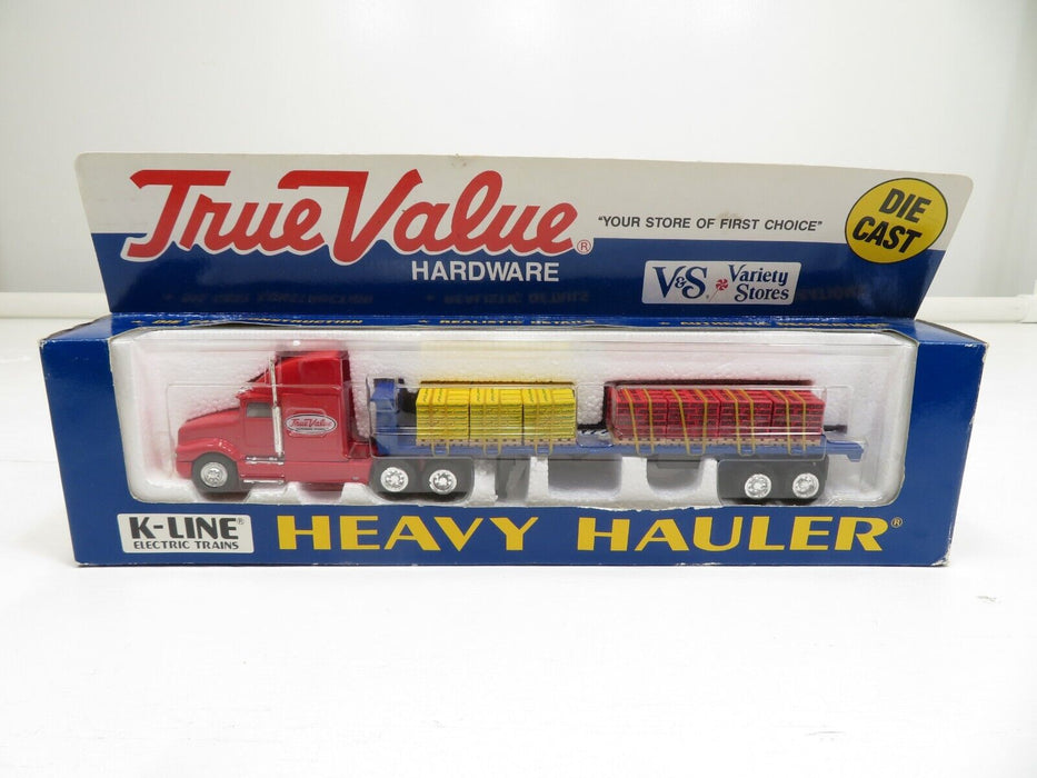 K-Line True Value Hardware Heavy Hauler Truck & Trailer NIB 7601