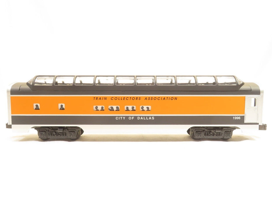 Lionel 6-52085 TCA Gull Vista Dome Aluminum Passenger Car NIB