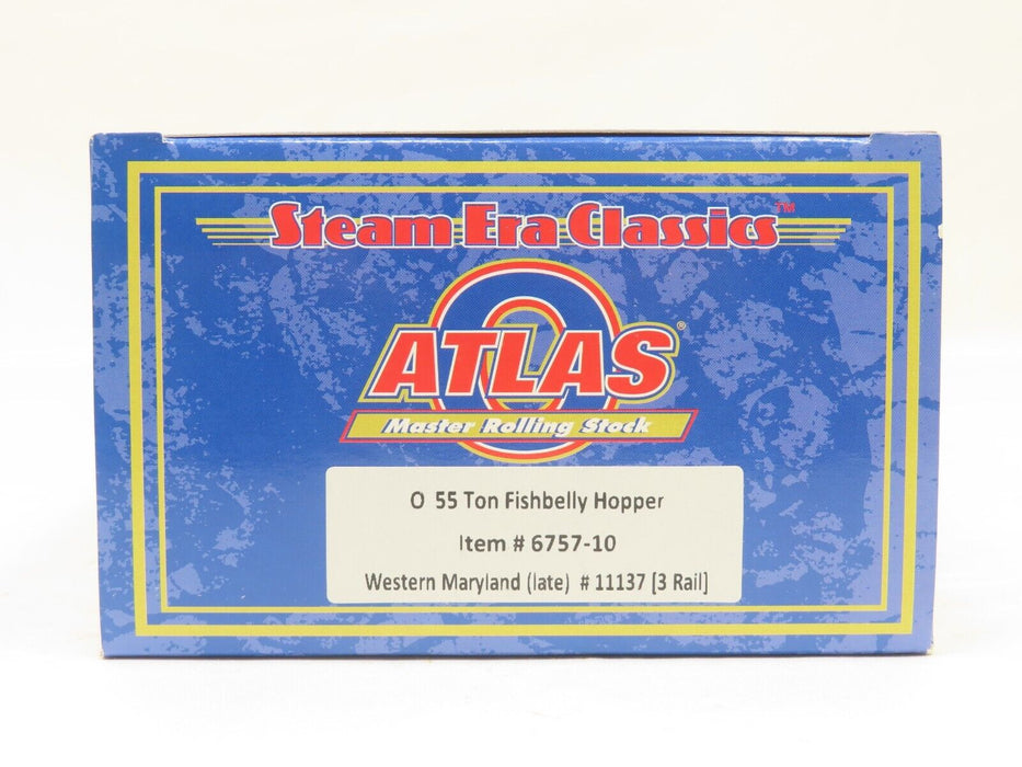 Atlas 6757-10 Western Maryland 55 Ton Fishbelly Hopper #11137 NIB