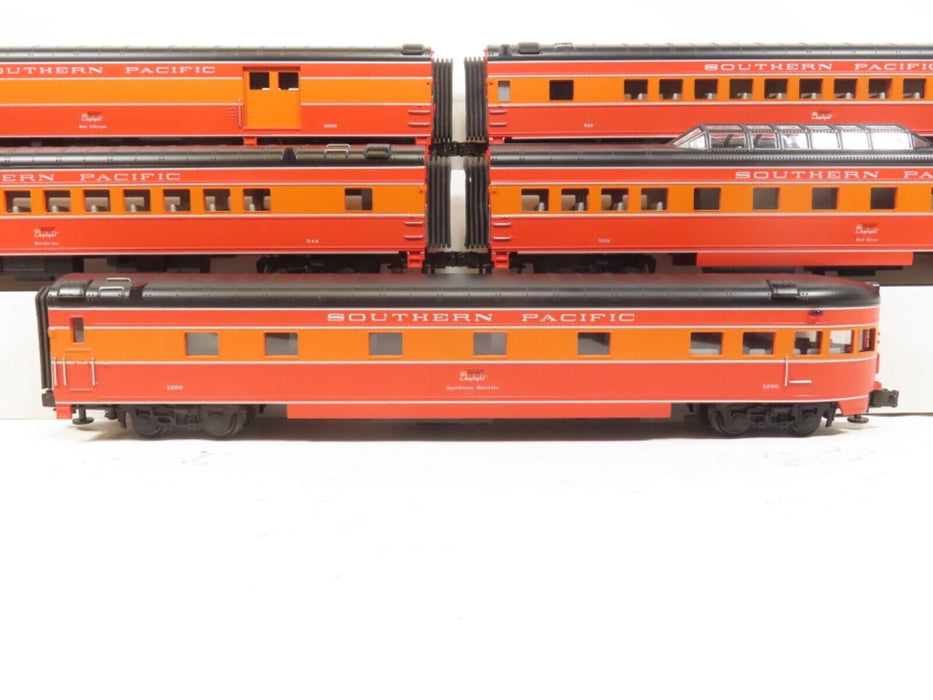 MTH 20-6523 Southern Pacific Road 5-Car 70' ABS Pass. Set Smooth LN