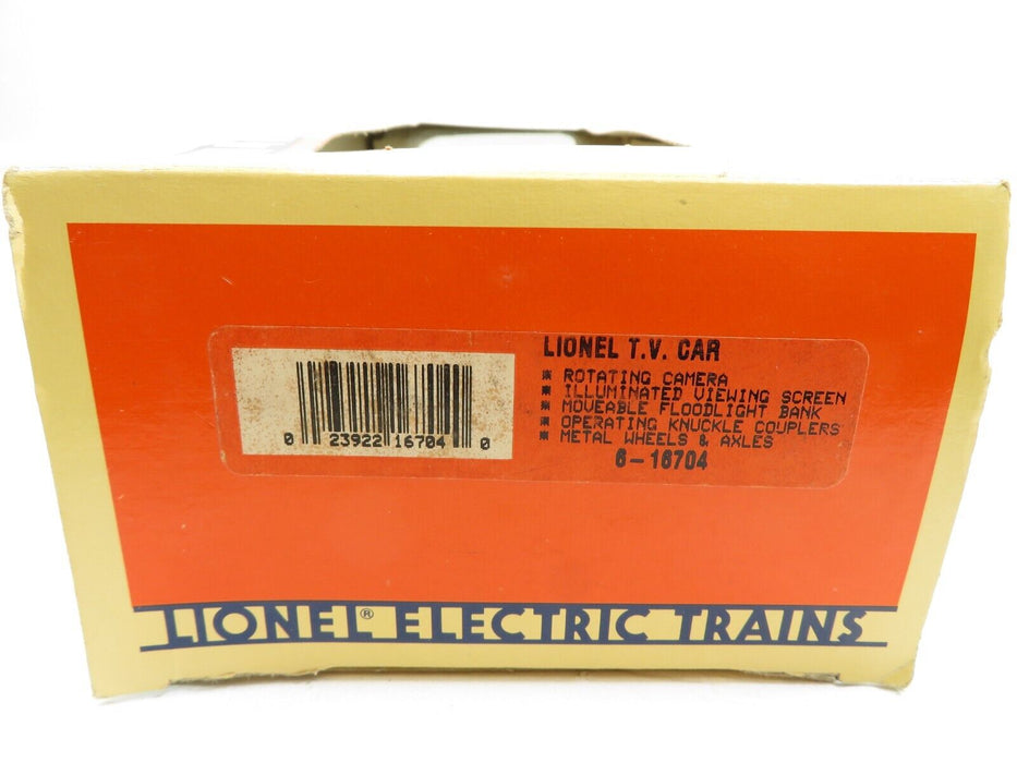 Lionel 6-16704 Lionel T.V. Car NIB