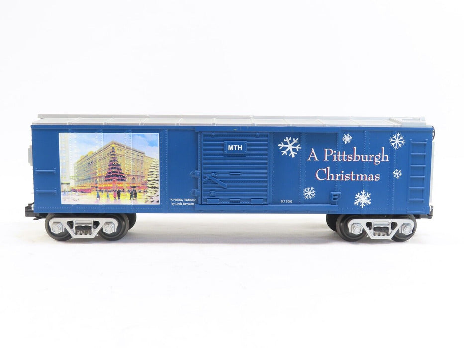 MTH 30-74090 Pittsburgh Christmas Box Car LN