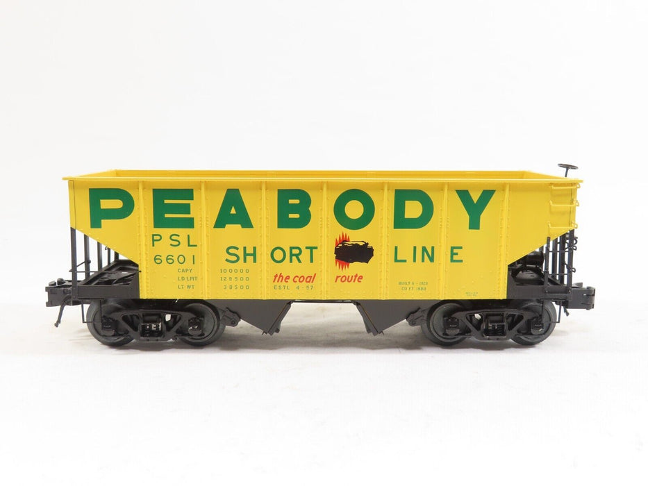 Atlas 3005821-1 "O" 55-Ton Coal Hopper Peabody #6601 NIB