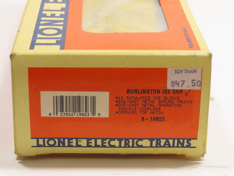 Lionel 6-19823 Burlington Ice Car LN