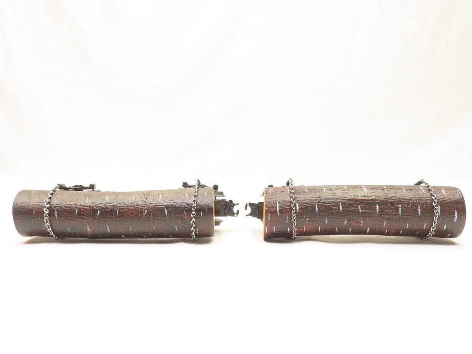 Lionel 6-27826 Canadian Pacific Skeleton Log Car 2-Pack LN