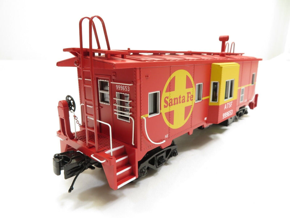 MTH  20-91692 Santa Fe #999653 Bay Window Caboose LN