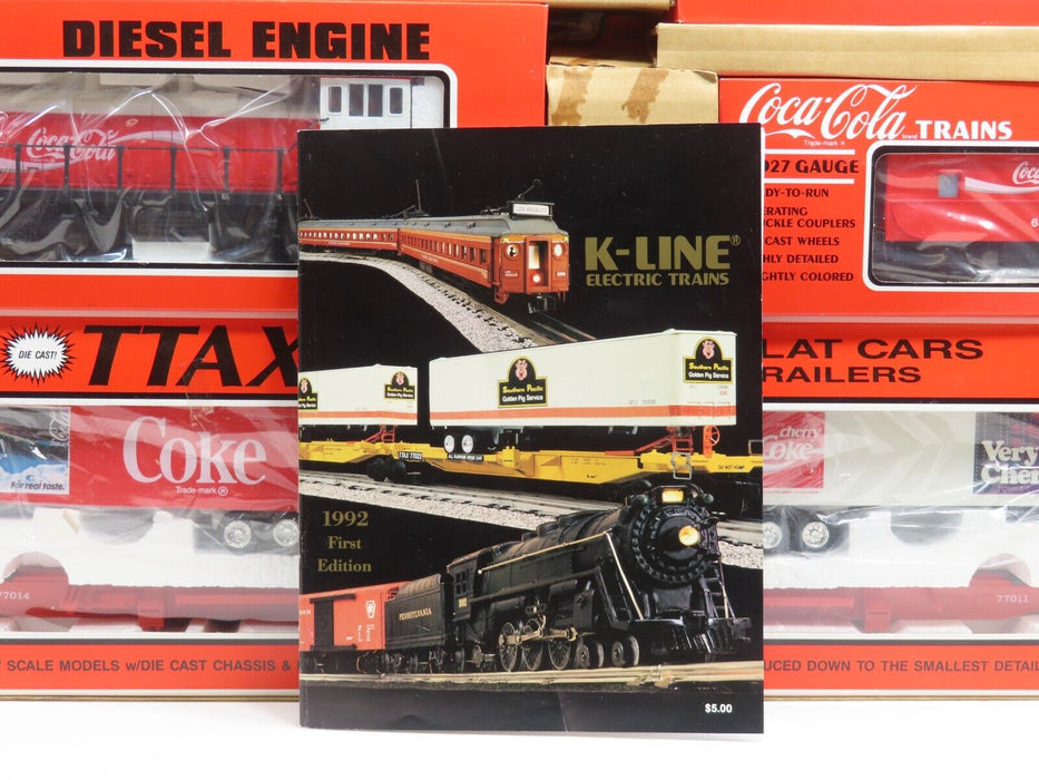 K-Line Coca Cola TTax Tractor Trailer Train Set LN 6725