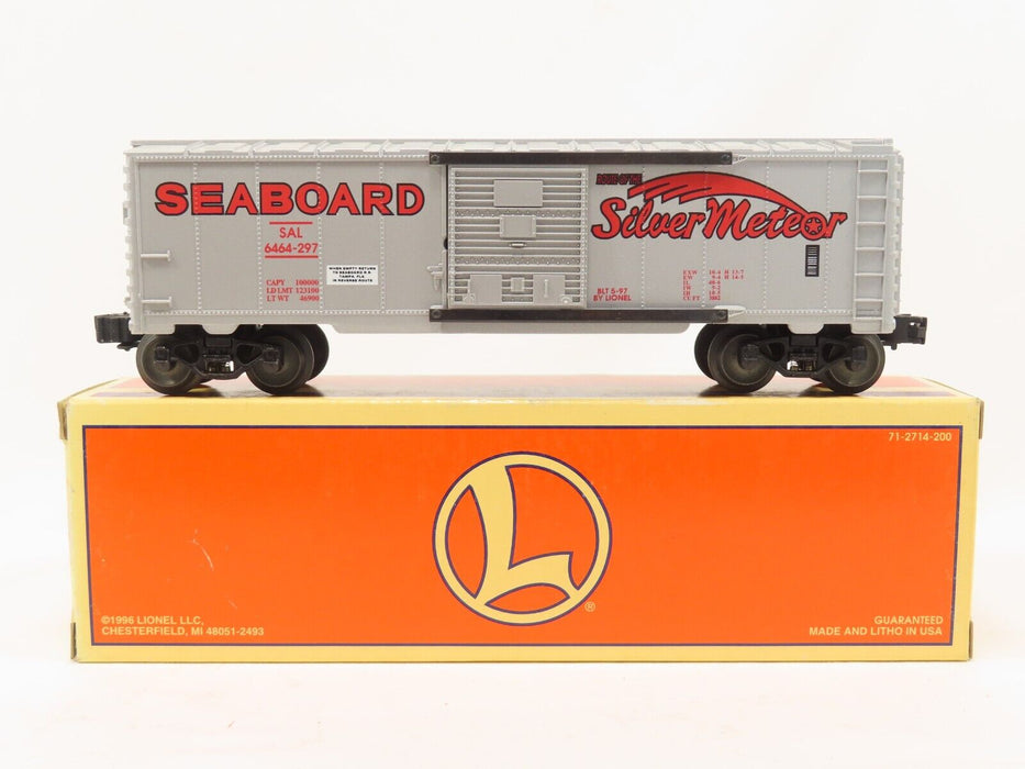 Lionel 6-19290 6464 Seaboard "Silver Meteor" Boxcar LN