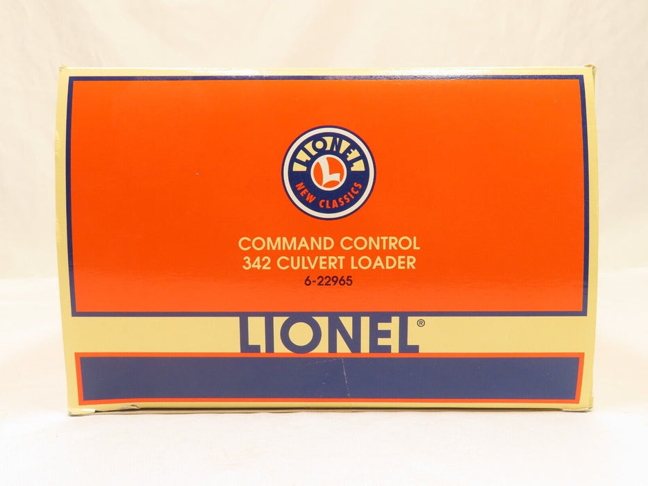 LIONEL 6-22965 Command Control 342 Culvert Loader NIB