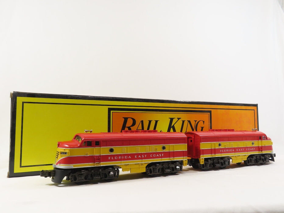 MTH RK-2007LP Florida East Coast F-3 AA Diesel Set LN