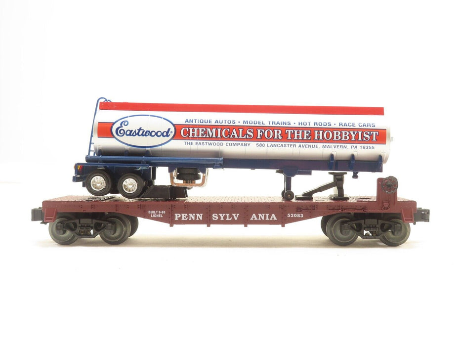 Lionel 6-52083 Eastwood Chemicals Tanker w/Flatcar LN