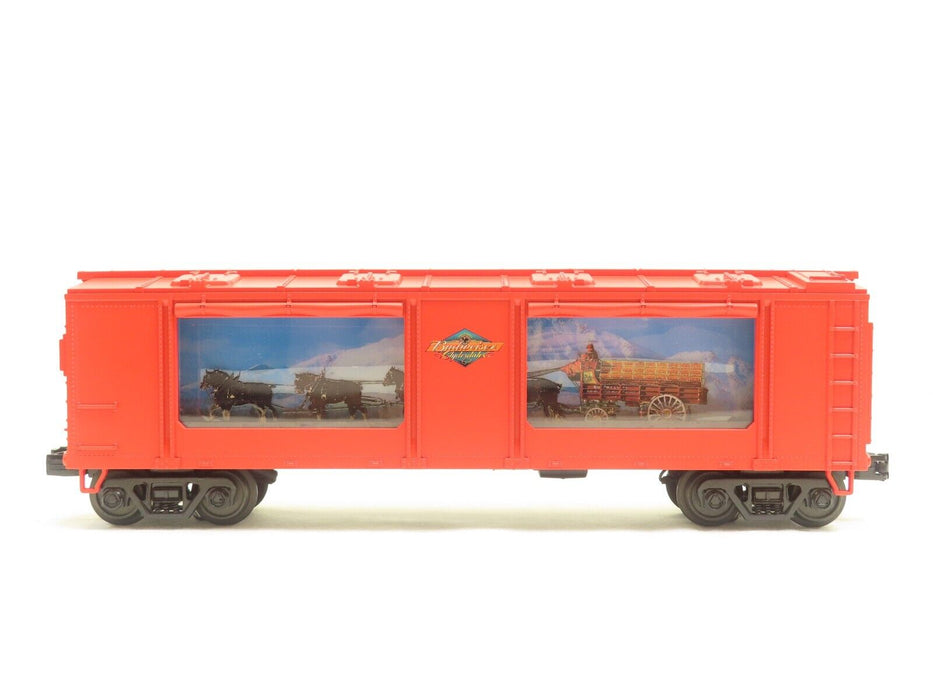 MTH 30-79218 Rail King Anheuser-Busch Revolving Action Car LN