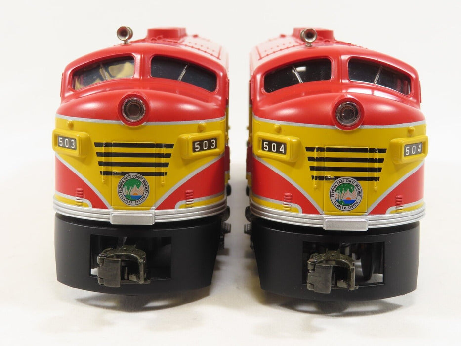 MTH RK-2007LP Florida East Coast F-3 AA Diesel Set LN