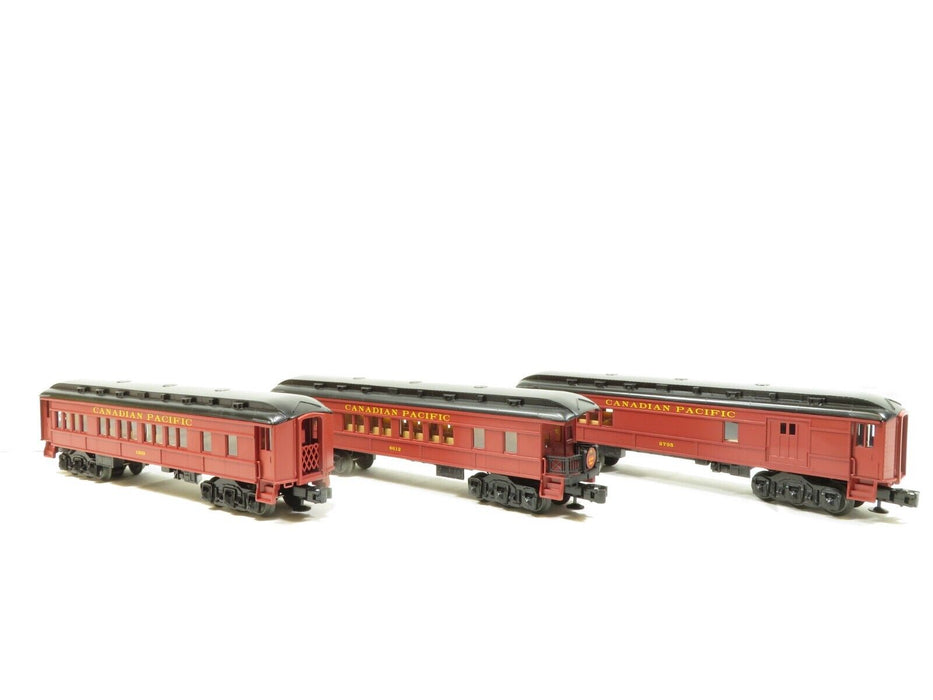 Lionel 6-81744 Canadian Pacific Baby Madison Car 3 Pack NIB