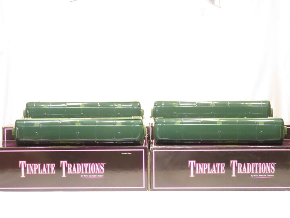 MTH 10-1078 Tinplate Traditions Lionel 4 Car Green State Set LN