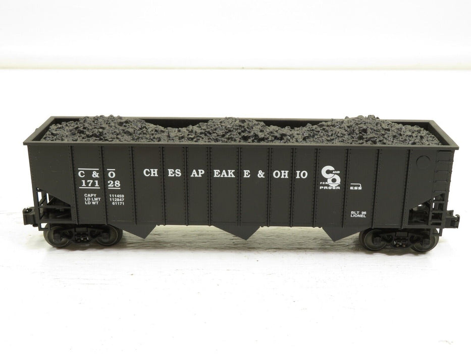 Lionel 6-17128 Chesapeake & Ohio Standard O Three Bay Hopper LN