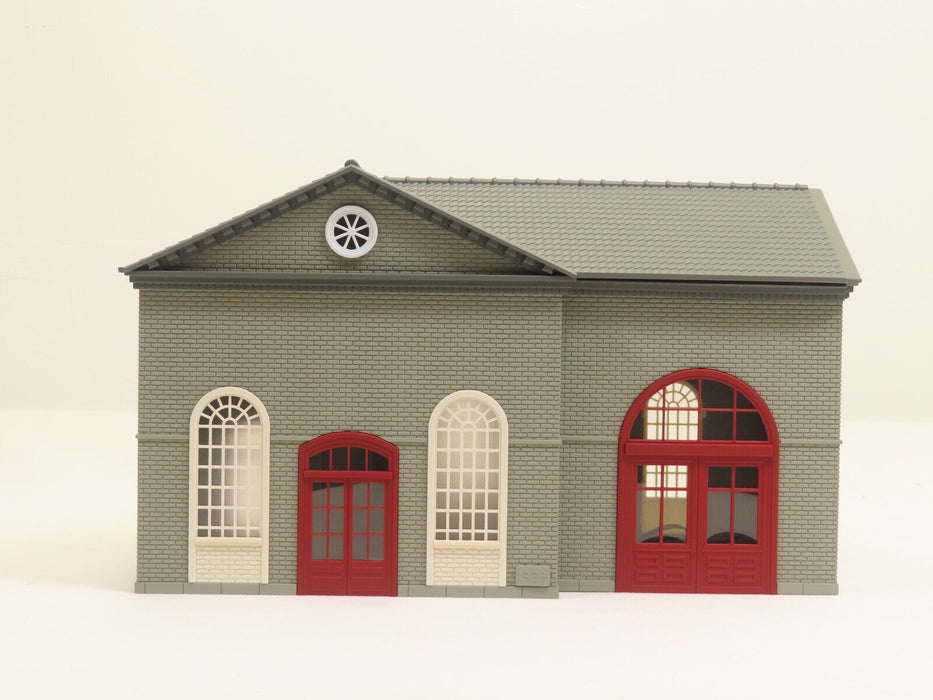 MTH 30-90007 Public Works Building Gray & White LN