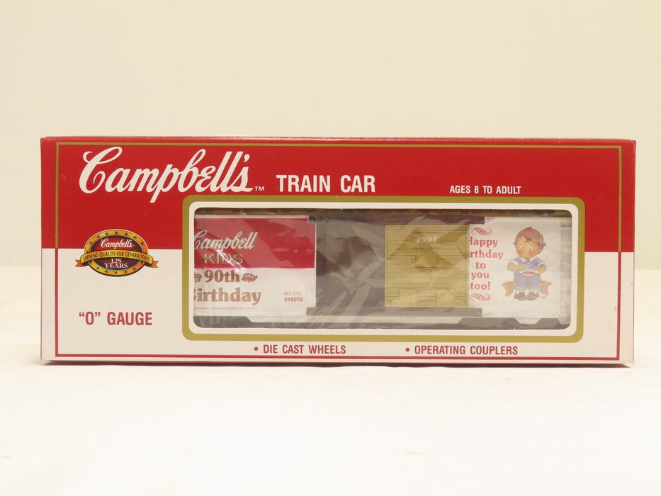 K-Line LNK-Line K649202 Campbell's Kid 90th Birthday Boxcar NIB