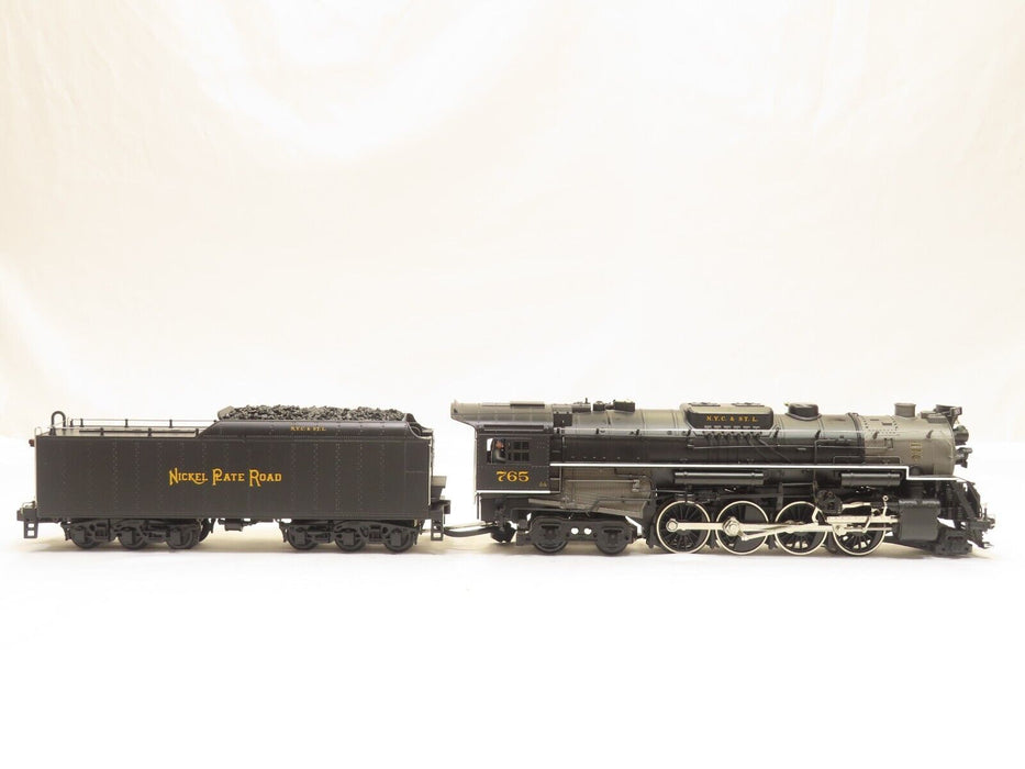 MTH 20-3032-1 Berkshire 2-8-4 Die Cast Loco Nickel Plate Rd. Cab #765 LN