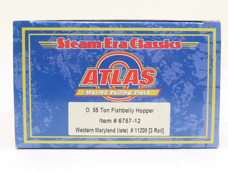 Atlas 6757-12 Western Maryland 55 Ton Fishbelly Hopper #11208 NIB