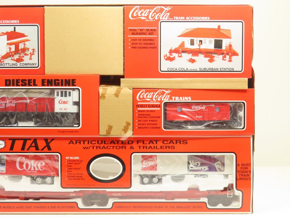 K-Line Coca Cola TTax Tractor Trailer Train Set LN 6725